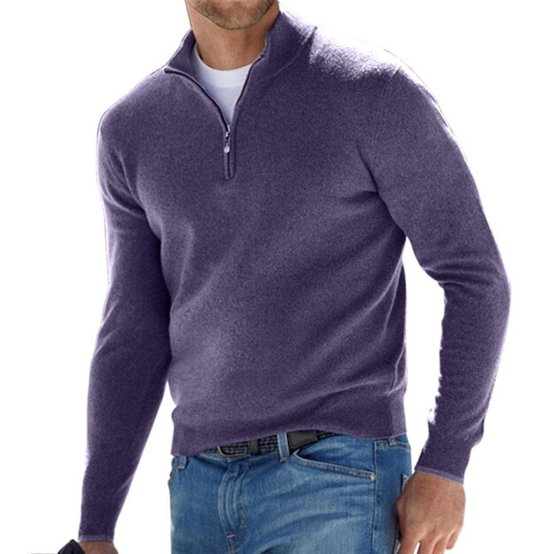 THEODORE | MEN'S ELEGANT QUARTER-ZIP SWEATER