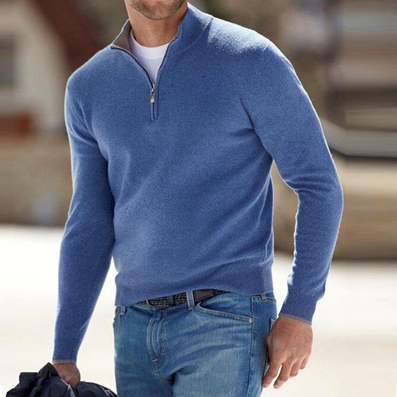 THEODORE | MEN'S ELEGANT QUARTER-ZIP SWEATER