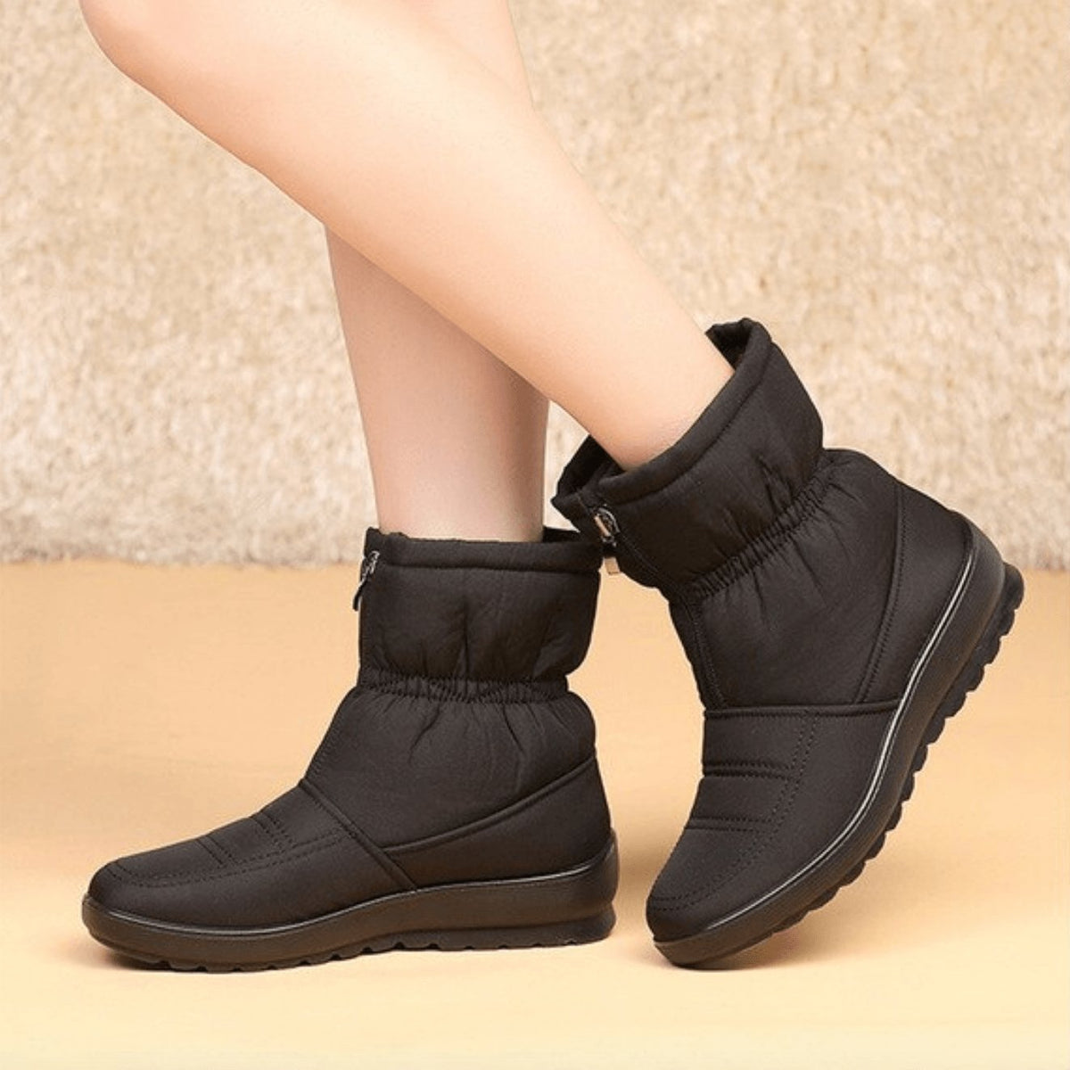 ROSLYN | WATERPROOF PADDED ANKLE BOOTS