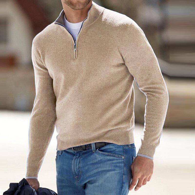 THEODORE | MEN'S ELEGANT QUARTER-ZIP SWEATER