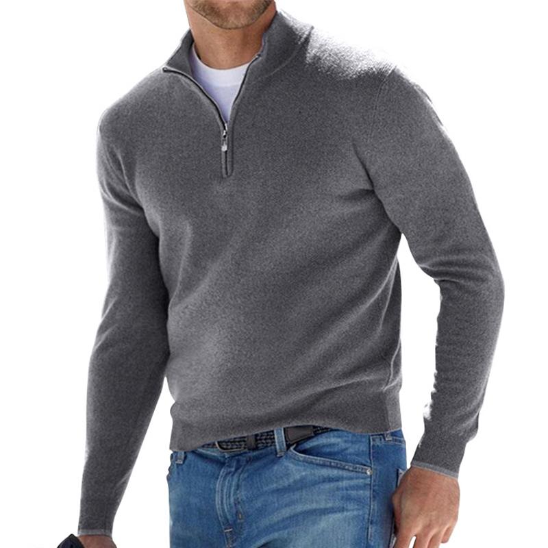 THEODORE | MEN'S ELEGANT QUARTER-ZIP SWEATER