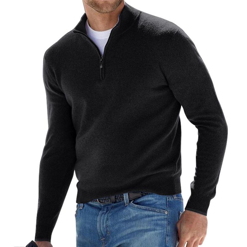 THEODORE | MEN'S ELEGANT QUARTER-ZIP SWEATER