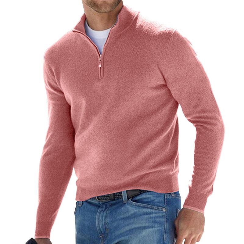 THEODORE | MEN'S ELEGANT QUARTER-ZIP SWEATER