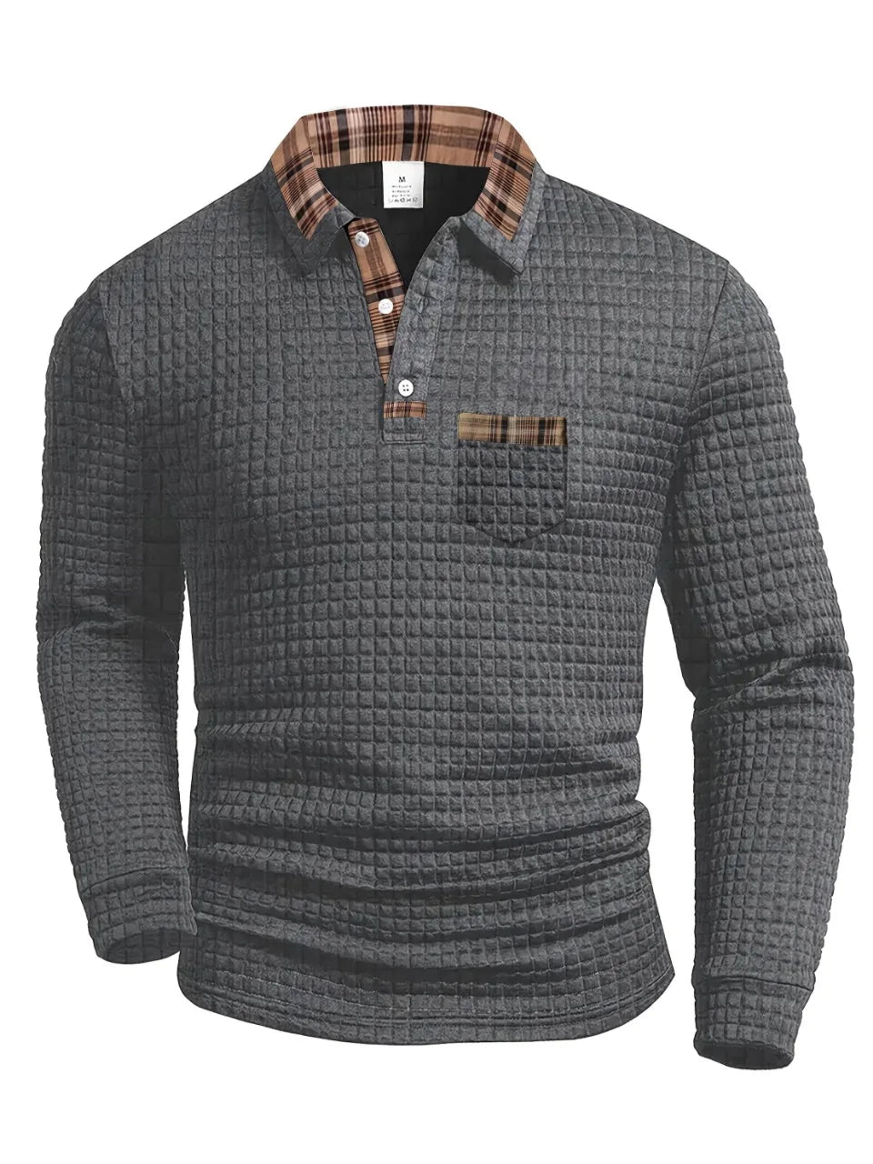 WILLIAM | MEN'S ELEGANT LONG SLEEVE POLO