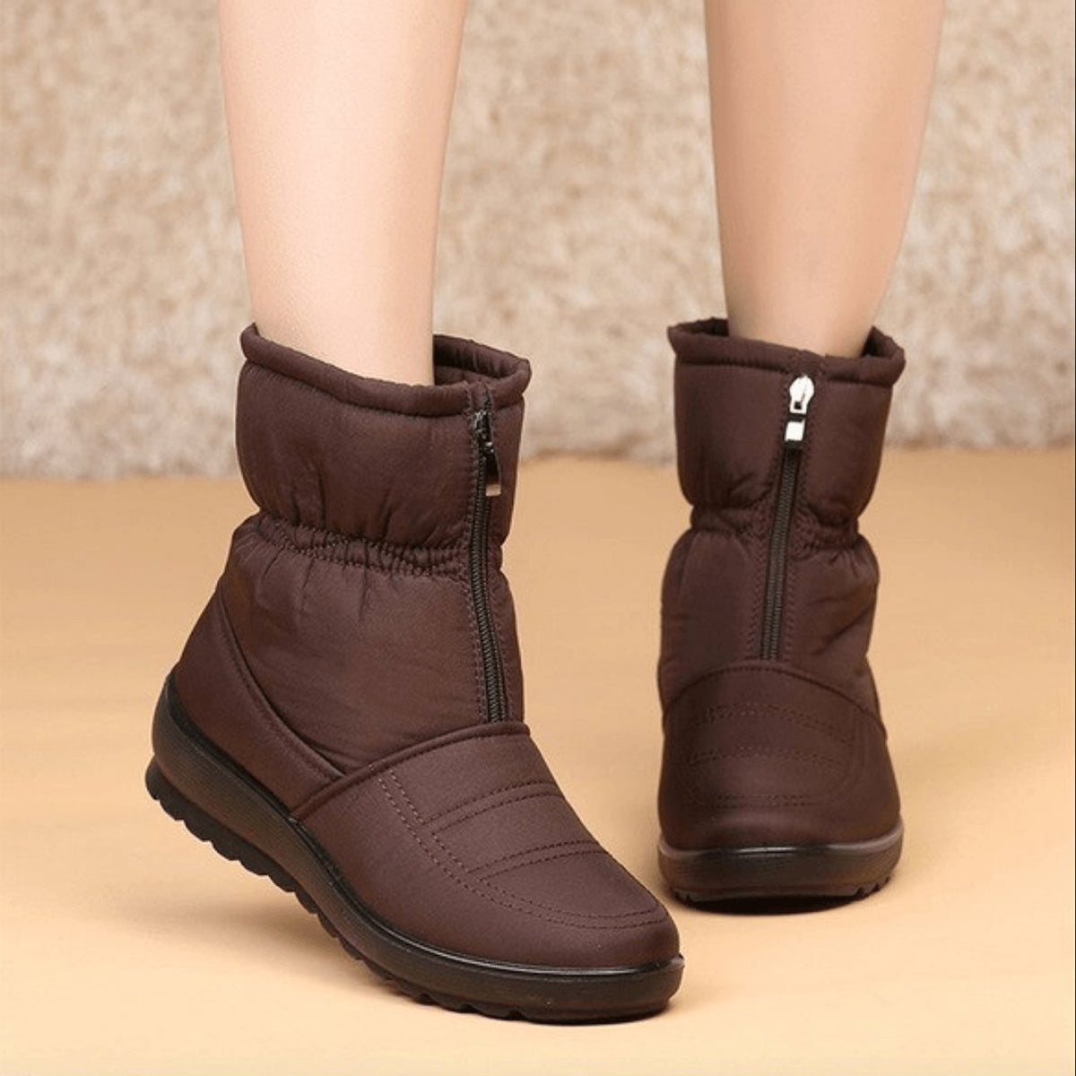 ROSLYN | WATERPROOF PADDED ANKLE BOOTS