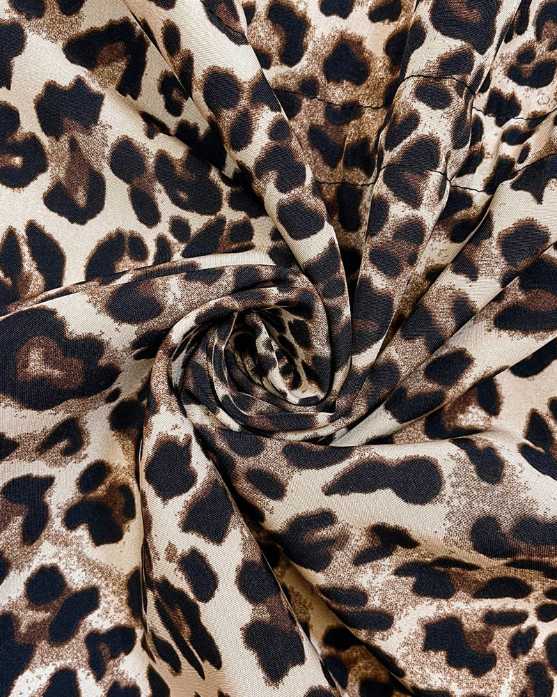 SASHA | REVERSIBLE HOODED COAT WITH LEOPARD PRINT