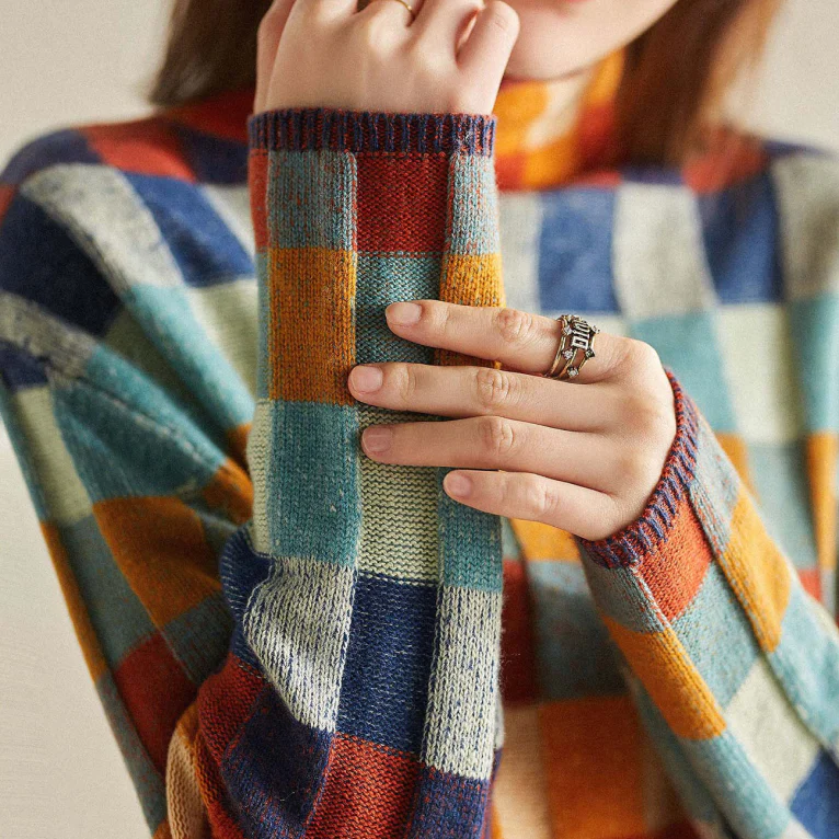 ROSALEE | ELEGANT COZY COLORFUL SWEATER
